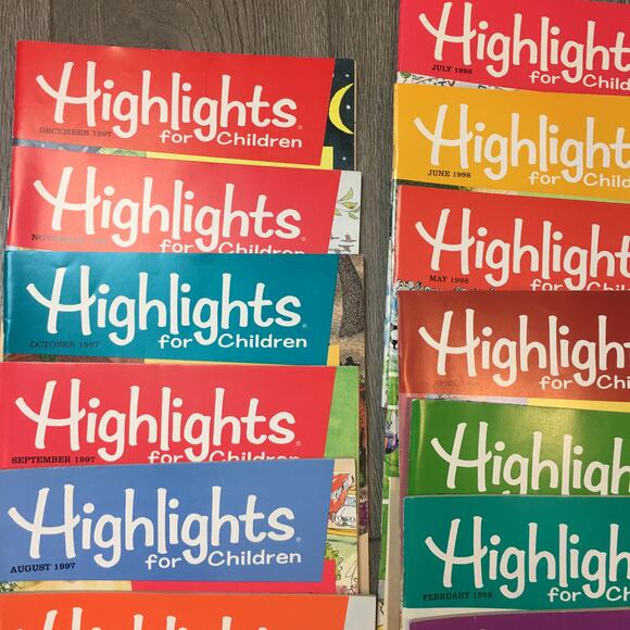 Lot of 41  Highlights Children Kids Magazines 1995-1998 - Picture 5 of 8